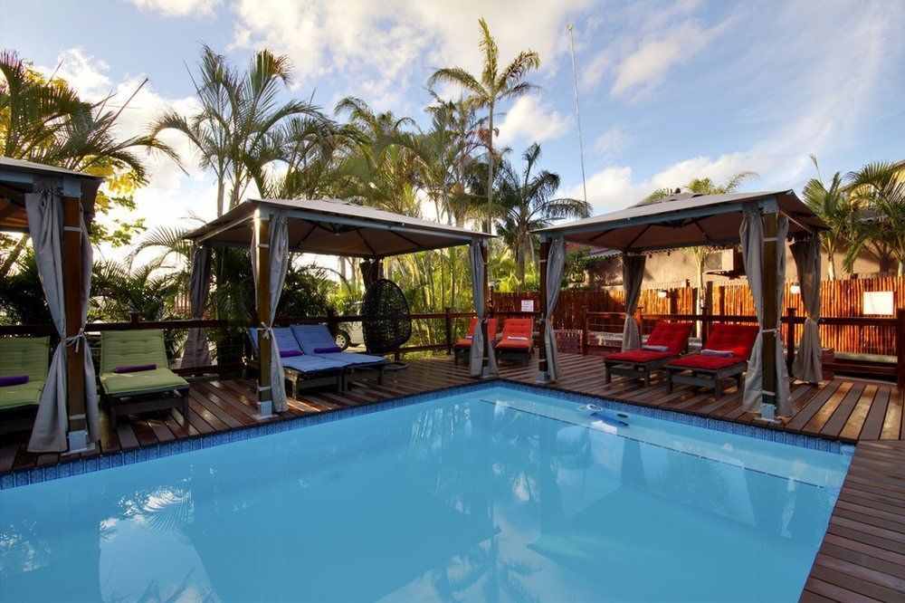 Urban Glamping Tranquil International Backpacking Village Saint Lucia Estuary Buitenkant foto
